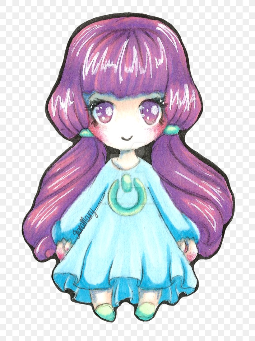 Fairy Illustration Doll Animated Cartoon, PNG, 730x1095px, Watercolor, Cartoon, Flower, Frame, Heart Download Free