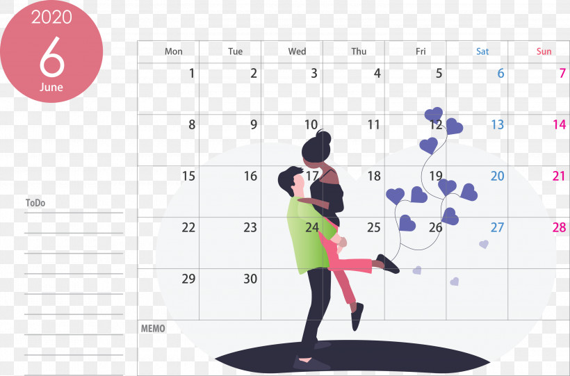 June 2020 Calendar 2020 Calendar, PNG, 3000x1982px, 2020 Calendar, June 2020 Calendar, Arm, Diagram, Footwear Download Free