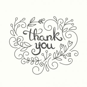 Thank You Floral Images Thank You Floral Transparent Png Free Download