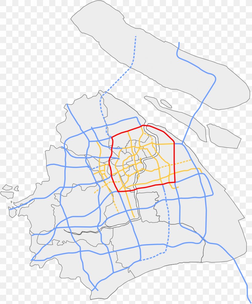 Shanghai Outer Ring Expressway Inner Ring Road S1 Yingbin Expressway G1503 Shanghai Ring Expressway S2 Shanghai–Luchaogang Expressway, PNG, 992x1198px, Inner Ring Road, Area, Controlledaccess Highway, Interchange, Map Download Free