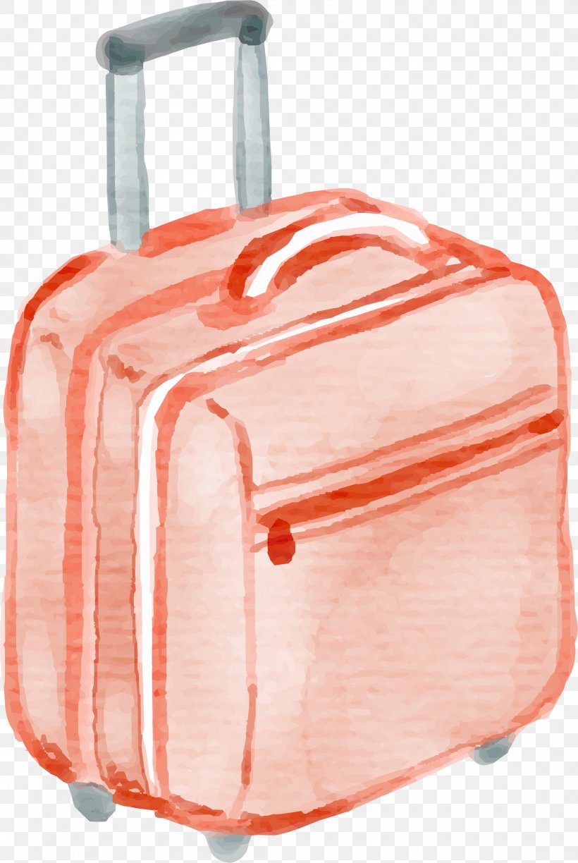 Suitcase Watercolor Painting Baggage Drawing, PNG, 2213x3304px, Suitcase, Baggage, Business Tourism, Cartoon, Drawing Download Free