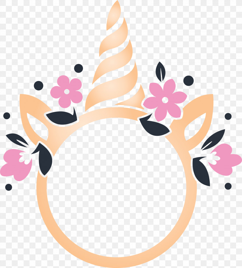 Unicorn Frame, PNG, 2714x3000px, Unicorn Frame, Hair Accessory, Pink Download Free