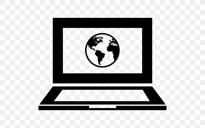 Laptop Symbol, PNG, 512x512px, Laptop, Area, Black, Black And White, Brand Download Free