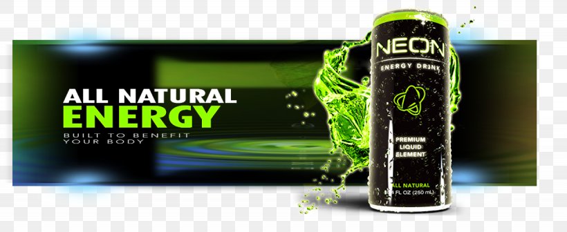 Sports & Energy Drinks Fizzy Drinks NEON Energy Drink, PNG, 1230x505px, Energy Drink, Advertising, Alternative Energy, Bottle, Brand Download Free