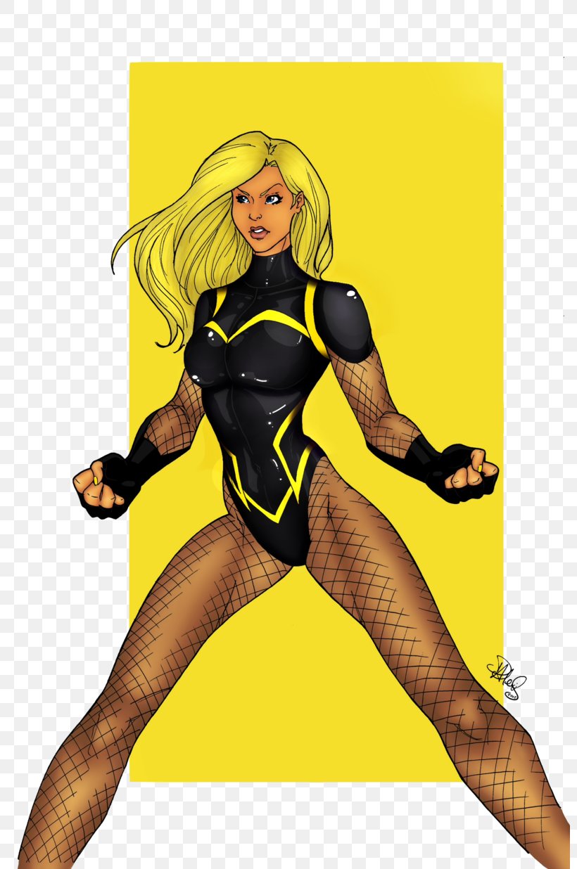 Black Canary Batgirl Superhero Invisible Woman Cartoon, PNG, 800x1236px, Watercolor, Cartoon, Flower, Frame, Heart Download Free