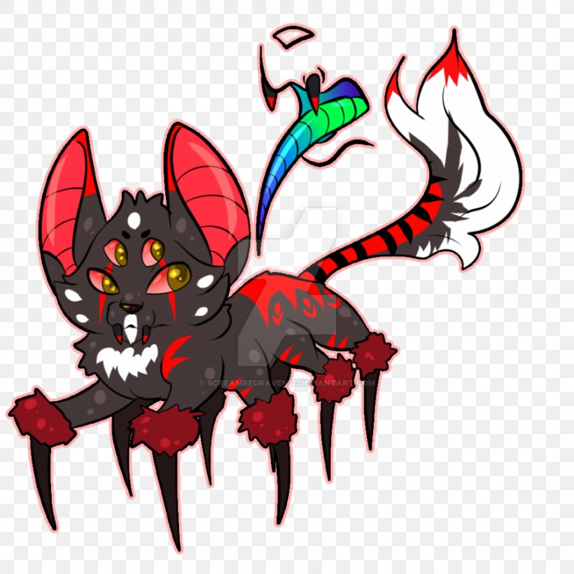 Clip Art Illustration Cat Insect Flower, PNG, 900x900px, Cat, Art, Carnivoran, Demon, Dragon Download Free