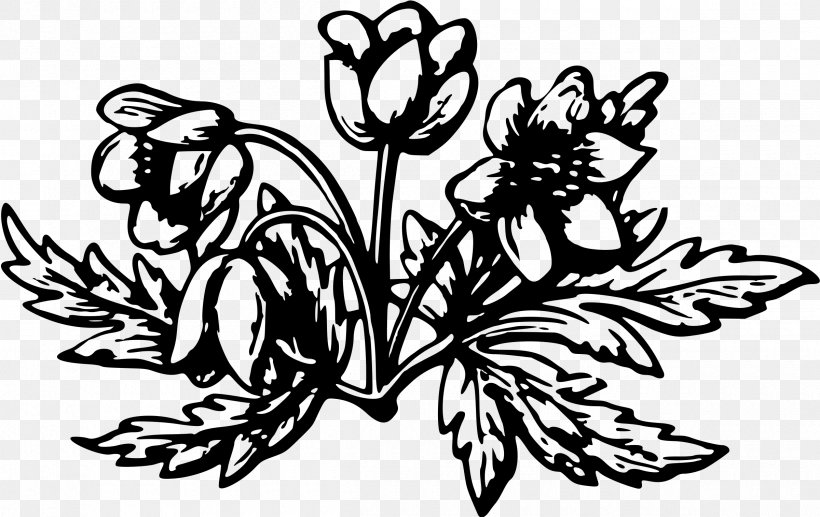 Floral Design Flower Clip Art, PNG, 2400x1516px, Floral Design, Art, Artwork, Black And White, Branch Download Free