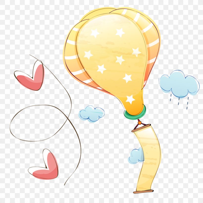 Illustration Hot Air Balloon Clip Art Product Design, PNG, 1000x1000px, Balloon, Air, Hot Air Balloon Download Free