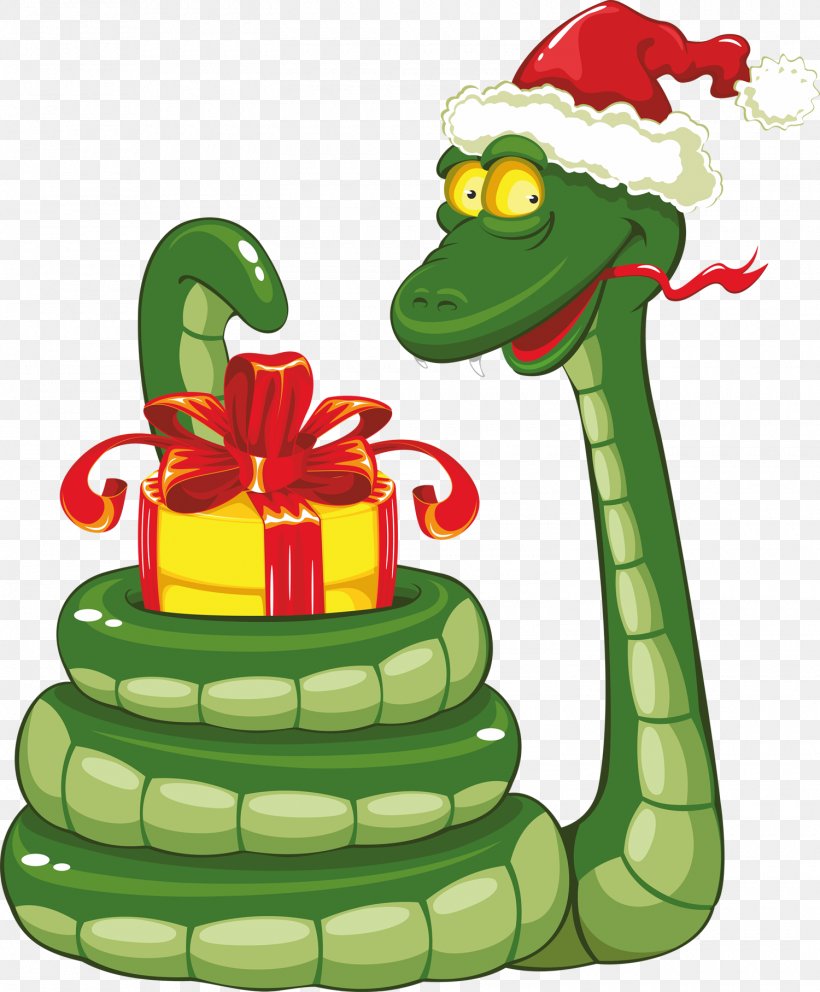 Snake Santa Claus Christmas Clip Art, PNG, 1500x1815px, Snake, Christmas, Christmas Creep, Christmas Gift, Christmas Tree Download Free