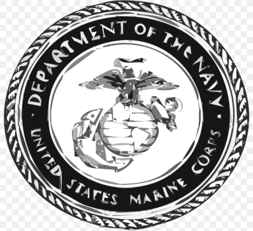 United States Of America United States Marine Corps Image, PNG, 796x750px, United States Of America, Badge, Black And White, Brand, Cc0lisenssi Download Free