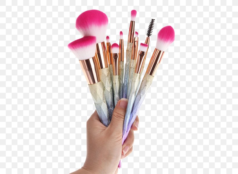 Makeup Brush Cosmetics Glitter Eye Shadow, PNG, 600x600px, Makeup Brush, Beauty, Brush, Color, Cosmetics Download Free