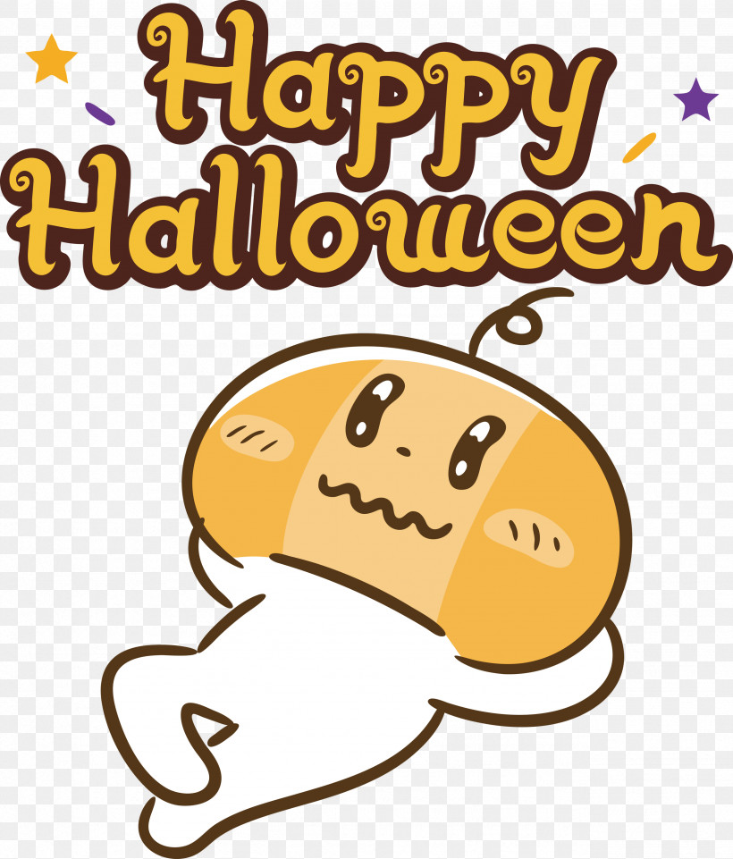 Happy Halloween, PNG, 2558x3000px, Happy Halloween, Behavior, Cartoon, Emoticon, Happiness Download Free