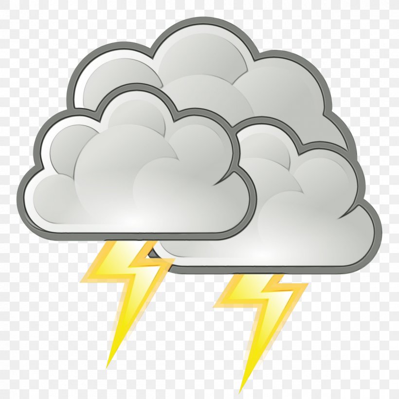 Thunderstorm Thundersnow Cloud, PNG, 1200x1200px, Watercolor, Cloud, Heart, Logo, Metal Download Free