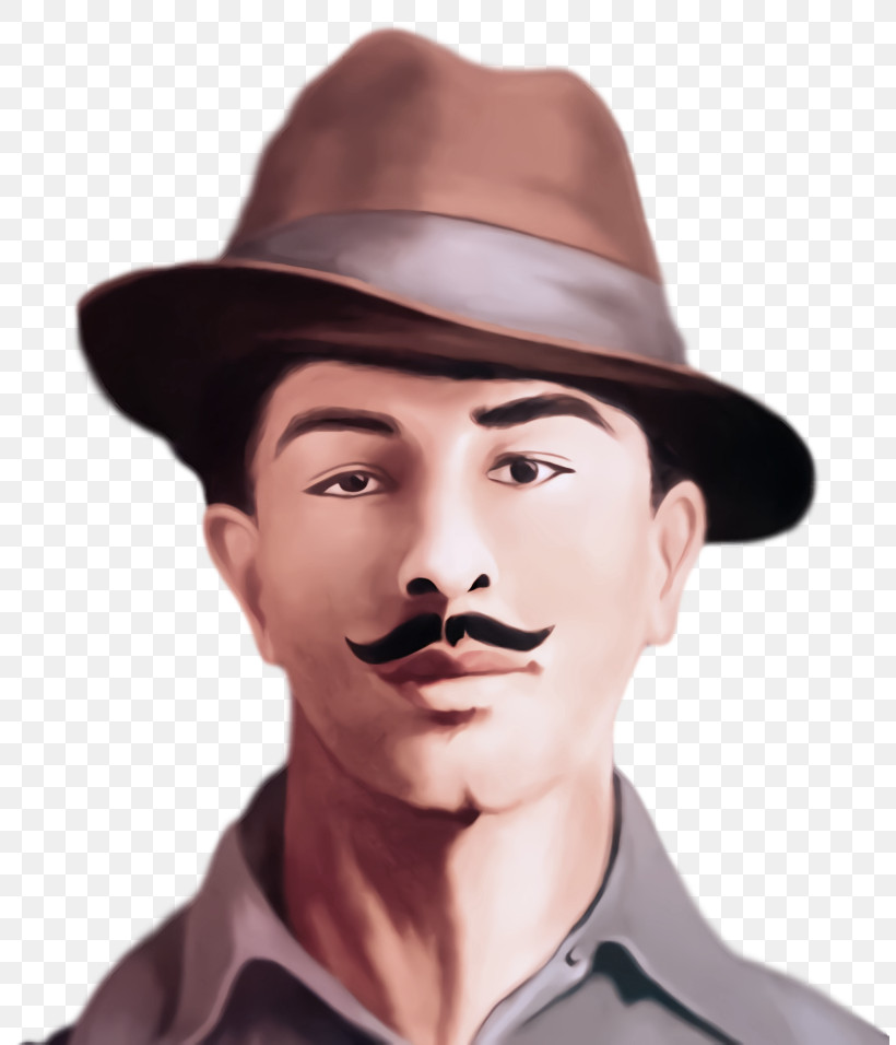 Bhagat Singh Shaheed Bhagat Singh, PNG, 808x956px, Bhagat Singh, Bowler Hat, Cap, Chin, Clothing Download Free