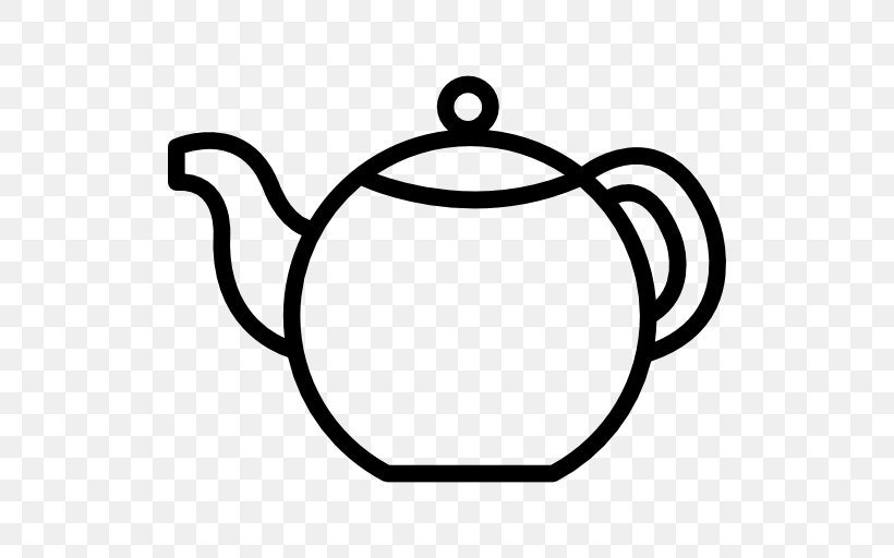 Teapot, PNG, 512x512px, Teapot, Area, Black And White, Cooking Ranges, Electric Kettle Download Free