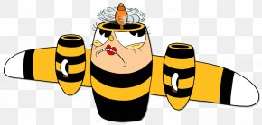 Plane - Cuphead Queen Bee Beekeeping Bee Pollen PNG