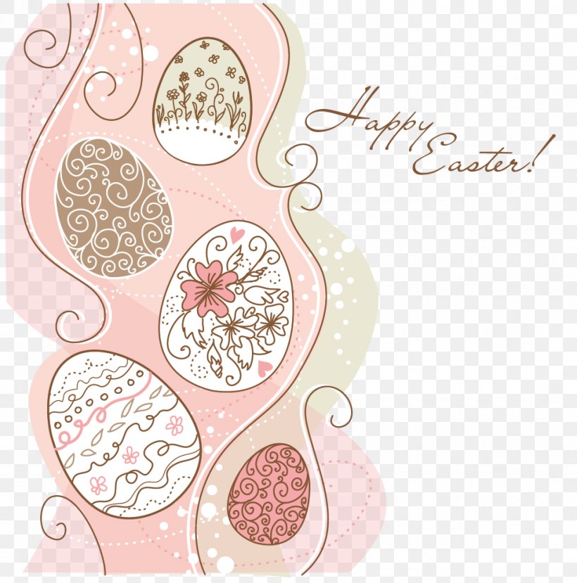 Easter Bunny Easter Egg Pattern, PNG, 978x989px, Watercolor, Cartoon, Flower, Frame, Heart Download Free