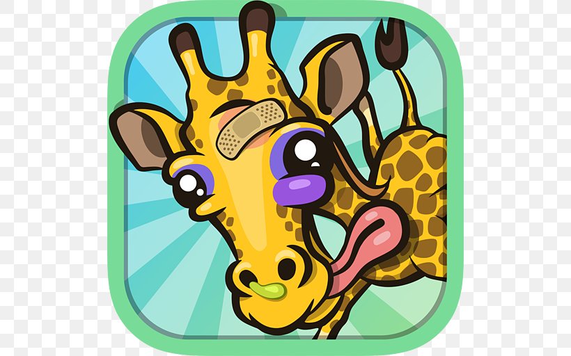 Giraffe Cartoon Clip Art, PNG, 512x512px, Giraffe, Art, Artwork, Cartoon, Giraffidae Download Free