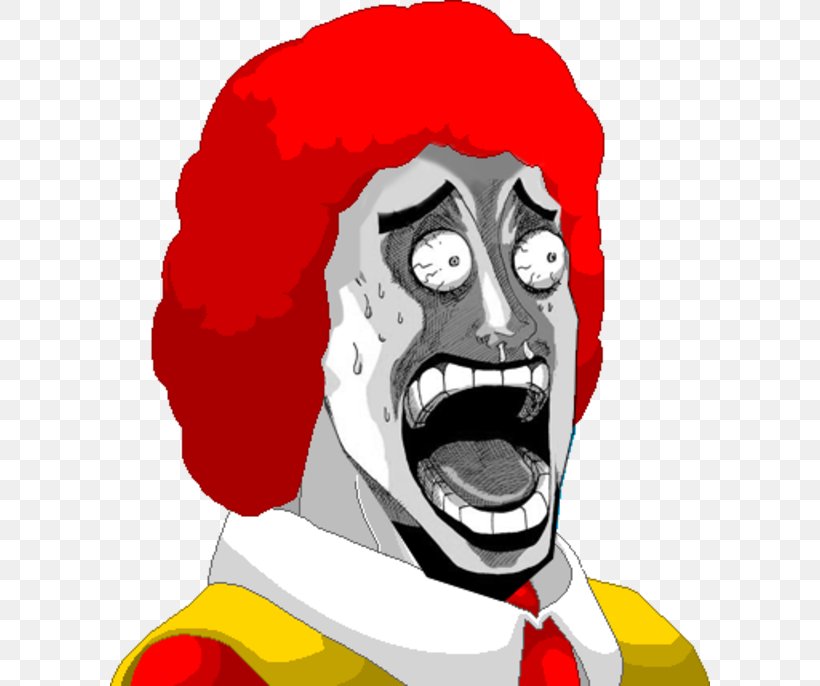 Ronald McDonald KFC Fast Food McDonald's Hamburger, PNG, 600x686px, Ronald Mcdonald, Art, Face, Facial Hair, Fast Food Download Free