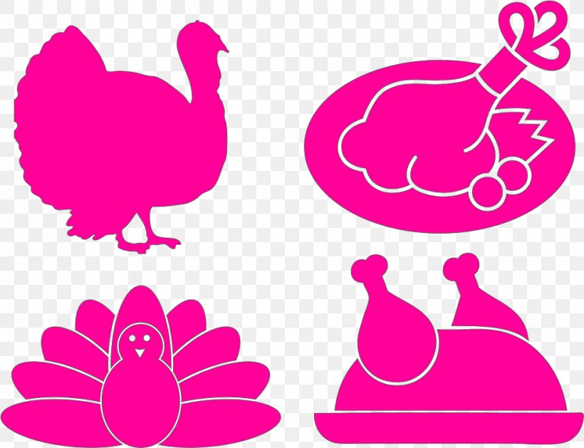 Turkey Meat Silhouette Thanksgiving, PNG, 982x754px, Watercolor, Cartoon, Flower, Frame, Heart Download Free
