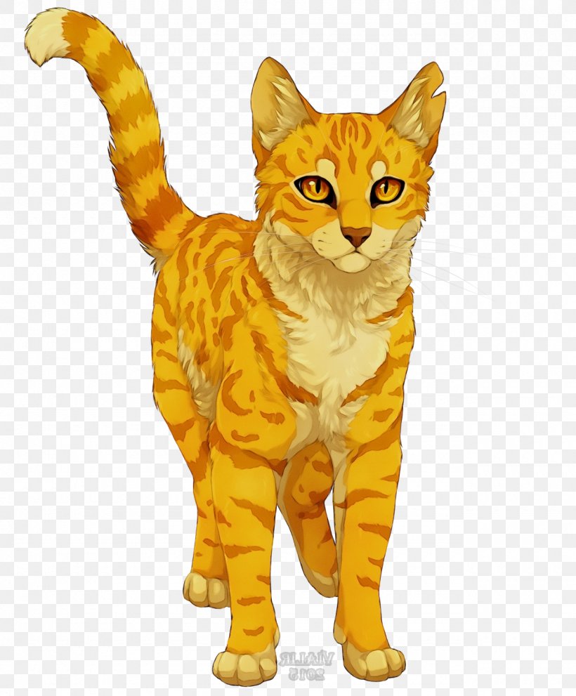 Cat Small To Medium-sized Cats Yellow Animal Figure Whiskers, PNG, 1280x1548px, Watercolor, Animal Figure, Cat, Paint, Small To Mediumsized Cats Download Free