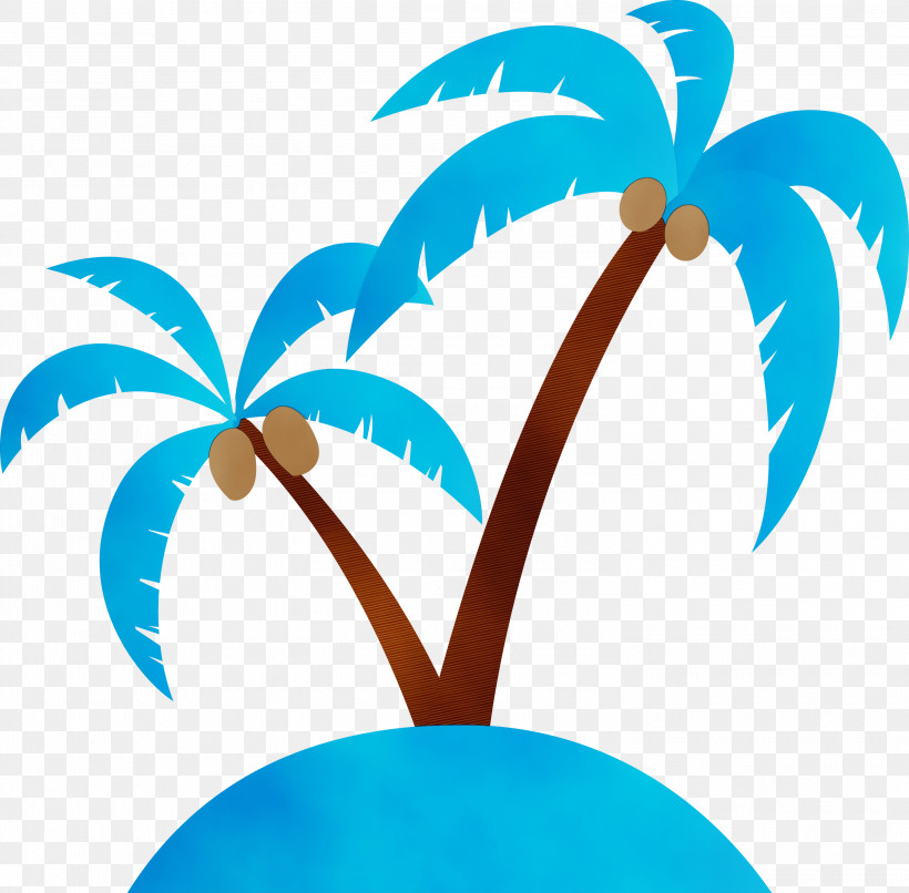 Palm Trees, PNG, 3000x2951px, Palm Tree, Beach, Biology, Cartoon Tree, Flower Download Free