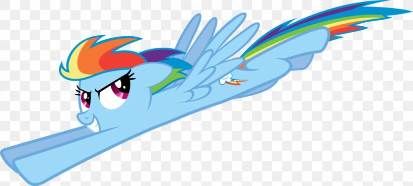 Rainbow Dash Rarity Twilight Sparkle My Little Pony, PNG, 1024x462px, Rainbow Dash, Art, Beak, Bird, Cartoon Download Free