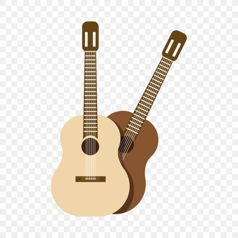 Guitar Musical Instrument, PNG, 1000x1000px, Watercolor, Cartoon, Flower, Frame, Heart Download Free