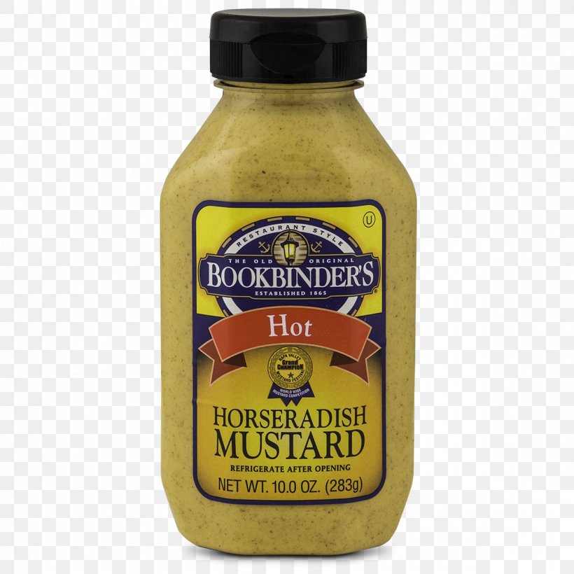 Mustard Old Original Bookbinder's Horseradish Food French's, PNG, 1200x1200px, Mustard, Cocktail Sauce, Condiment, Flavor, Food Download Free