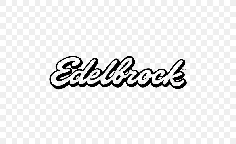 Car Edelbrock, LLC Sticker Logo Decal, PNG, 500x500px, Car, Area, Black, Black And White, Brand Download Free