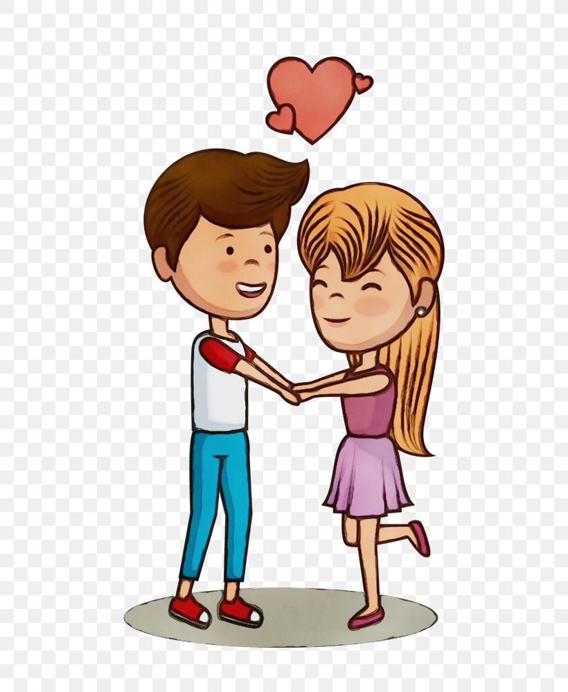 Cartoon Interaction Gesture Friendship Child, PNG, 791x1000px,  Download Free