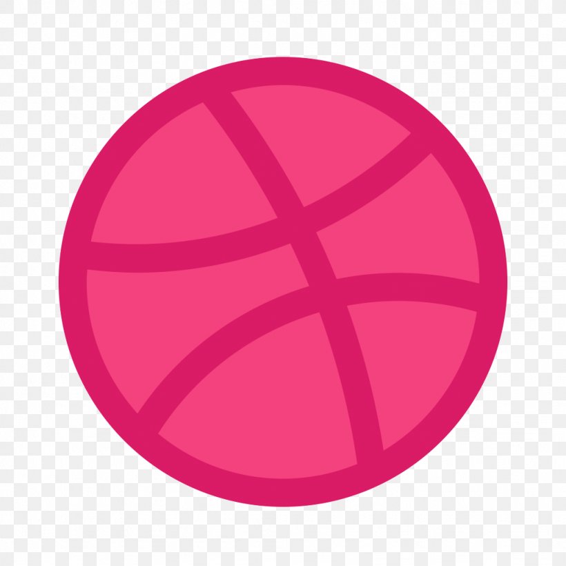 Dribbble Product Design Pink M Graphics, PNG, 1024x1024px, Dribbble, Logo, Magenta, Material Property, Oval Download Free