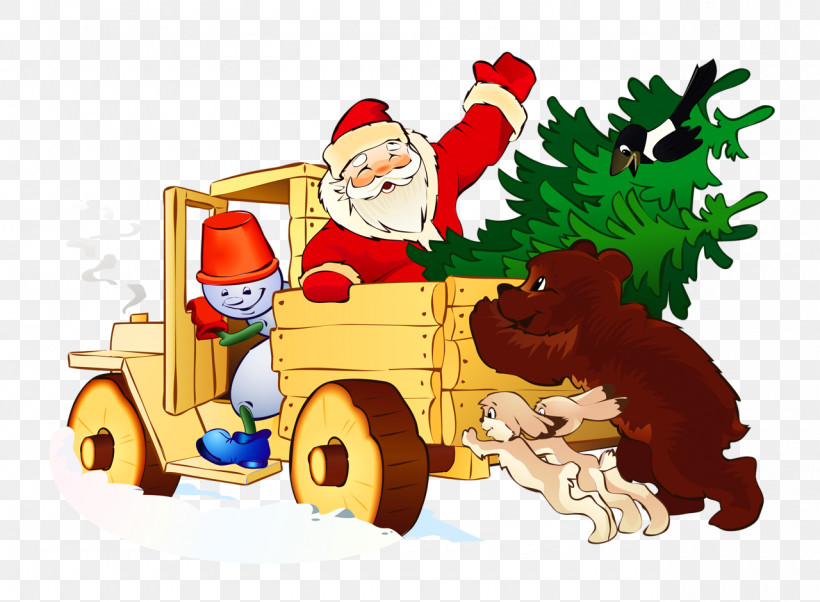 Santa Claus, PNG, 1280x940px, Santa Claus, Cartoon, Christmas, Vehicle Download Free