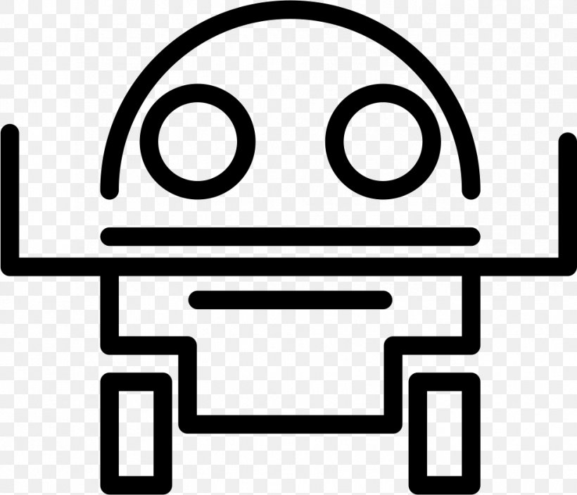 Alisson Outline, PNG, 981x842px, Robot, Blackandwhite, Facial Expression, Happy, Head Download Free