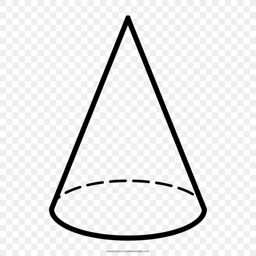 Coloring Book Drawing Cone Ausmalbild Area, PNG, 1000x1000px, Coloring Book, Area, Ausmalbild, Black And White, Cone Download Free
