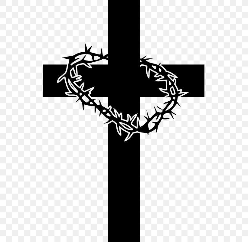 Crown Of Thorns Christian Cross Cross And Crown Clip Art Thorncrown Chapel, PNG, 533x800px, Crown Of Thorns, Blackandwhite, Christian Cross, Christianity, Cross Download Free