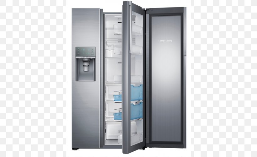 Refrigerator Home Appliance Lowe's Samsung Energy Star, PNG, 500x500px, Refrigerator, Enclosure, Energy Star, Home Appliance, Kitchen Appliance Download Free