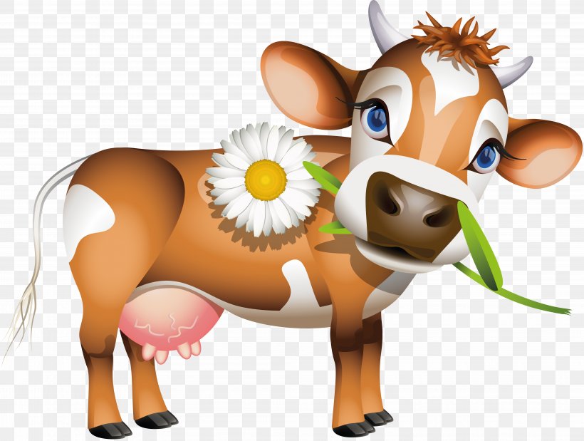 Jersey Cattle Holstein Friesian Cattle Calf Dairy Cattle Clip Art, PNG, 8179x6181px, Jersey Cattle, Calf, Cartoon, Cattle, Cattle Like Mammal Download Free