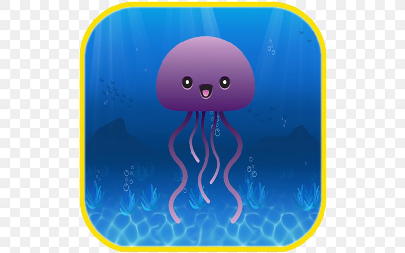 Octopus Jellyfish Desktop Wallpaper Cephalopod Marine Biology, PNG, 512x512px, Octopus, Animated Cartoon, Biology, Blue, Cephalopod Download Free
