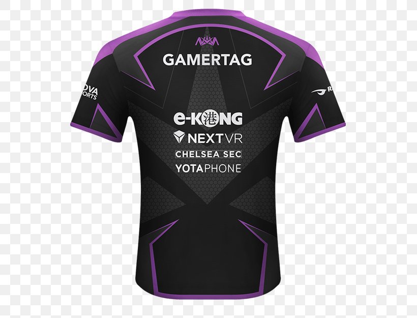 Jersey T-shirt Sleeve Electronic Sports North American League Of Legends Championship Series, PNG, 570x625px, Jersey, Active Shirt, Black, Brand, Clothing Download Free