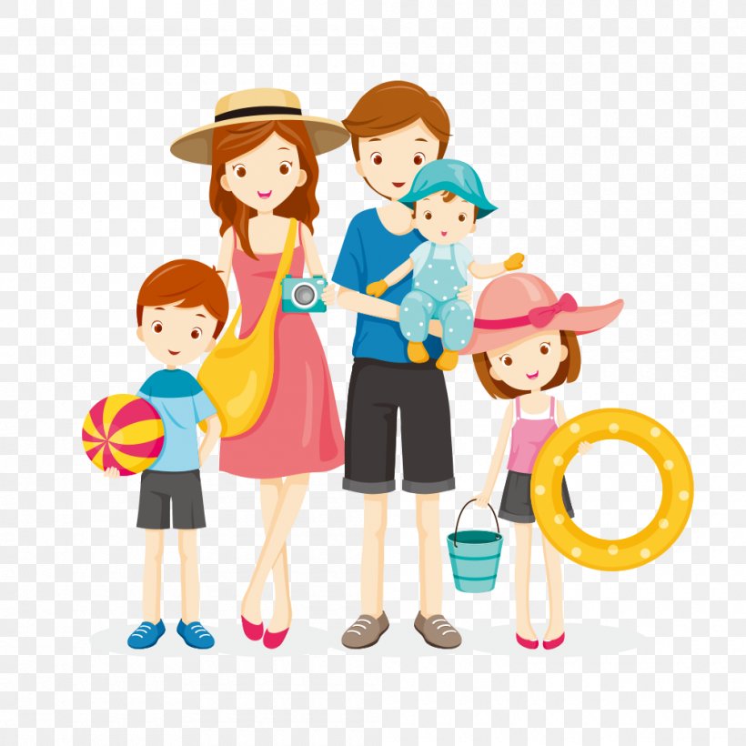 Vector Graphics Royalty-free Image Travel Illustration, PNG, 1000x1000px, Royaltyfree, Art, Cartoon, Child, Family Download Free