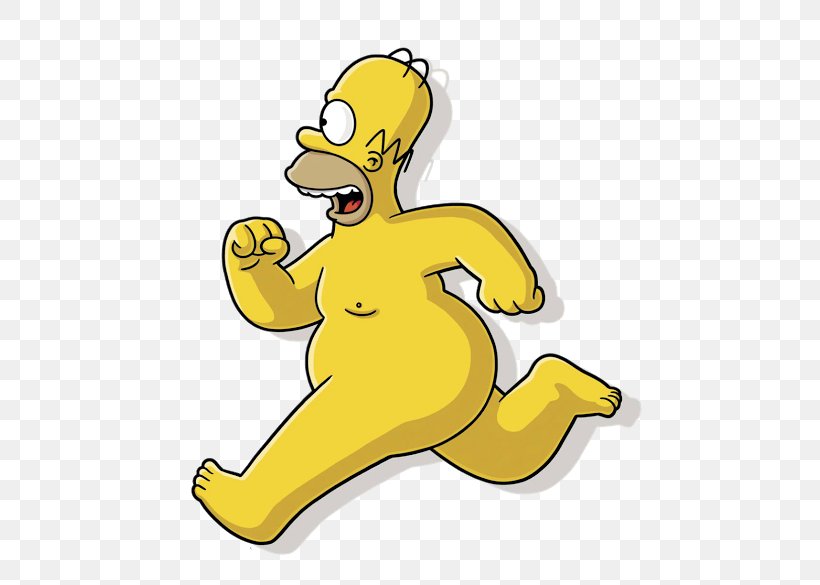 Homer Simpson Bart Simpson Homer The Heretic Clip Art, PNG, 492x585px, Homer Simpson, Animated Film, Bart Simpson, Beak, Bird Download Free