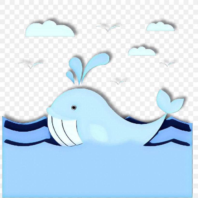 Whale Cartoon, PNG, 2896x2896px, Pop Art, Aqua, Beak, Bird, Blue Download Free