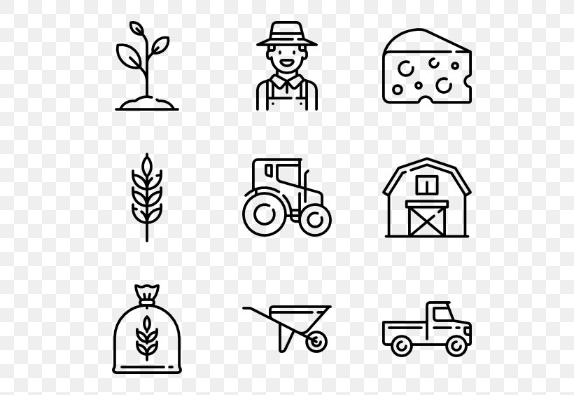 Agriculture Clip Art, PNG, 600x564px, Agriculture, Area, Black, Black And White, Brand Download Free