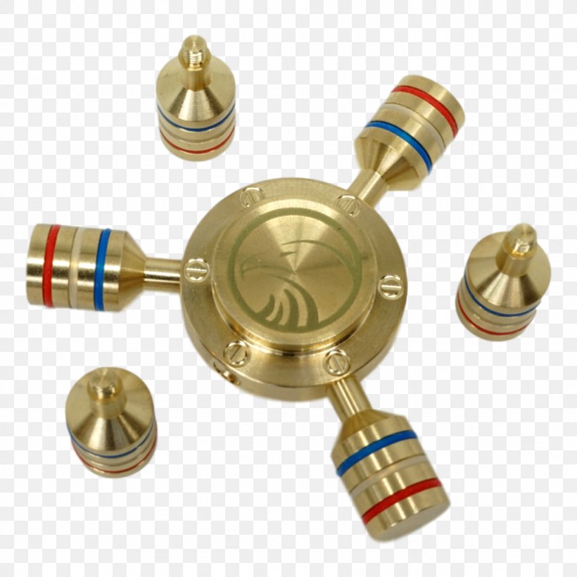 Fidget Spinner Fidgeting Brass Gyroscope Bearing, PNG, 1024x1024px, Fidget Spinner, Bearing, Brass, Fidgeting, Gold Download Free
