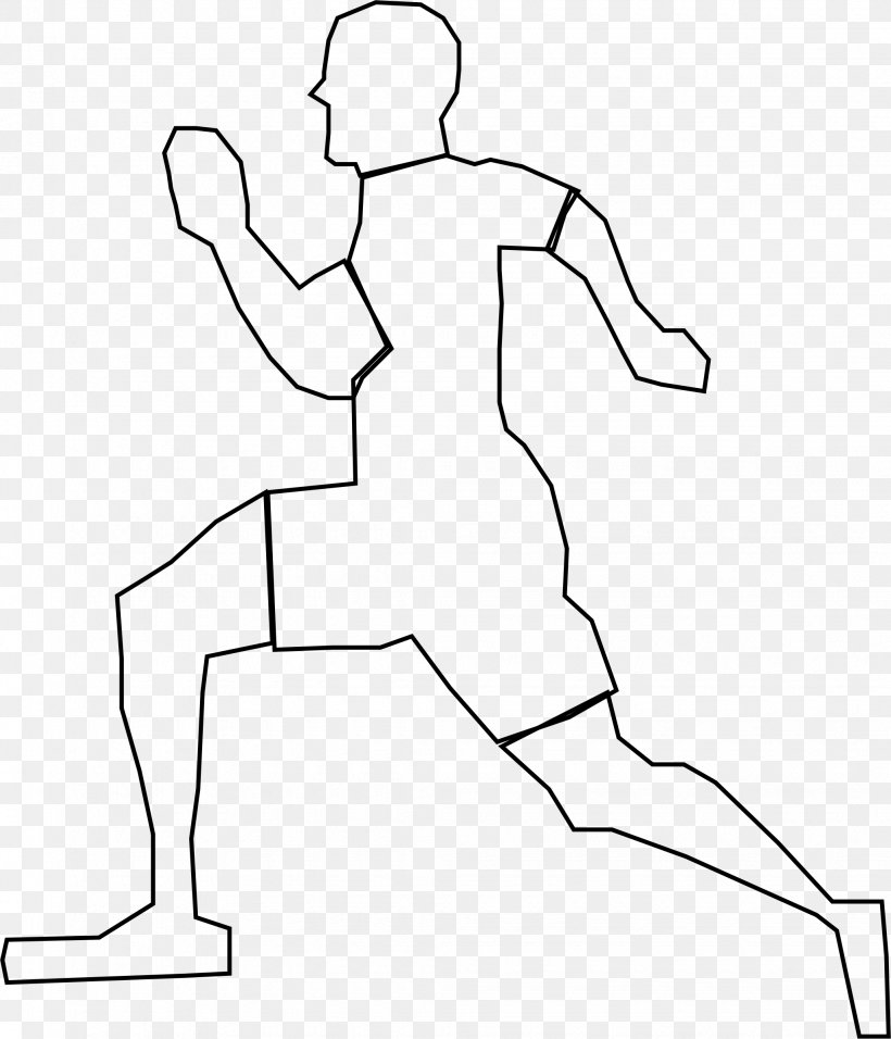 Outline Of Running Jogging Clip Art, PNG, 2045x2386px, Watercolor, Cartoon, Flower, Frame, Heart Download Free