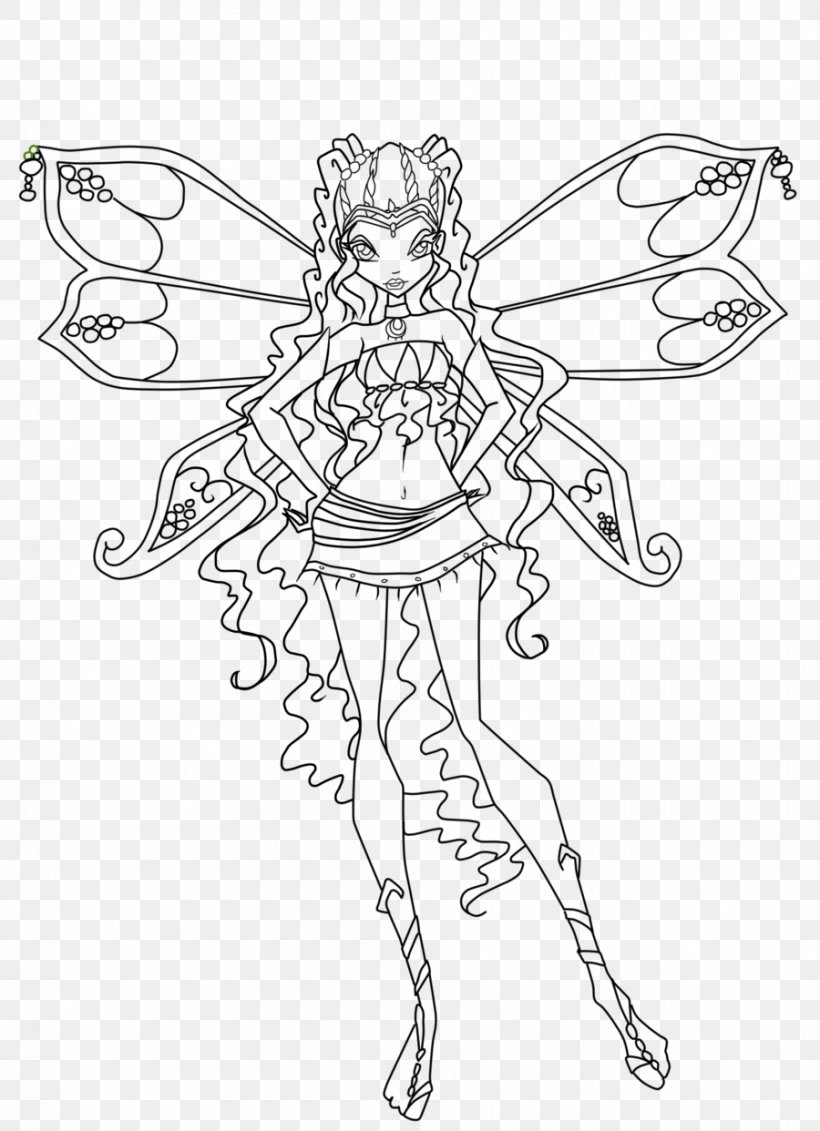 Bloom Stella Musa Tecna Winx Club: Believix In You, PNG, 900x1242px, Bloom, Arm, Artwork, Believix, Black And White Download Free