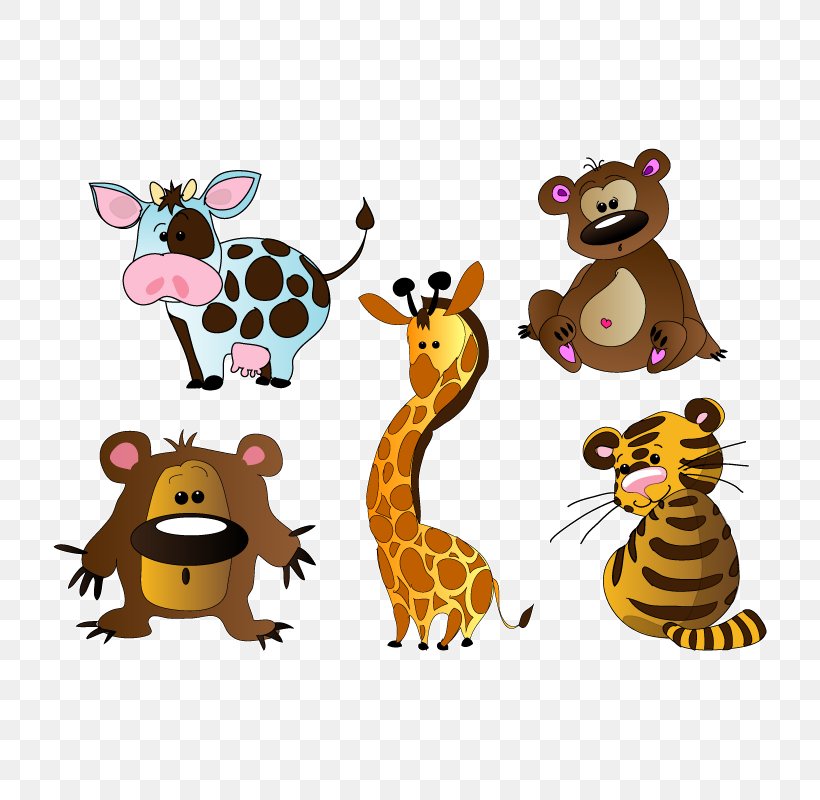 Giraffe Cat Clip Art Mammal Fauna, PNG, 800x800px, Giraffe, Action Toy Figures, Animal, Animal Figure, Carnivoran Download Free