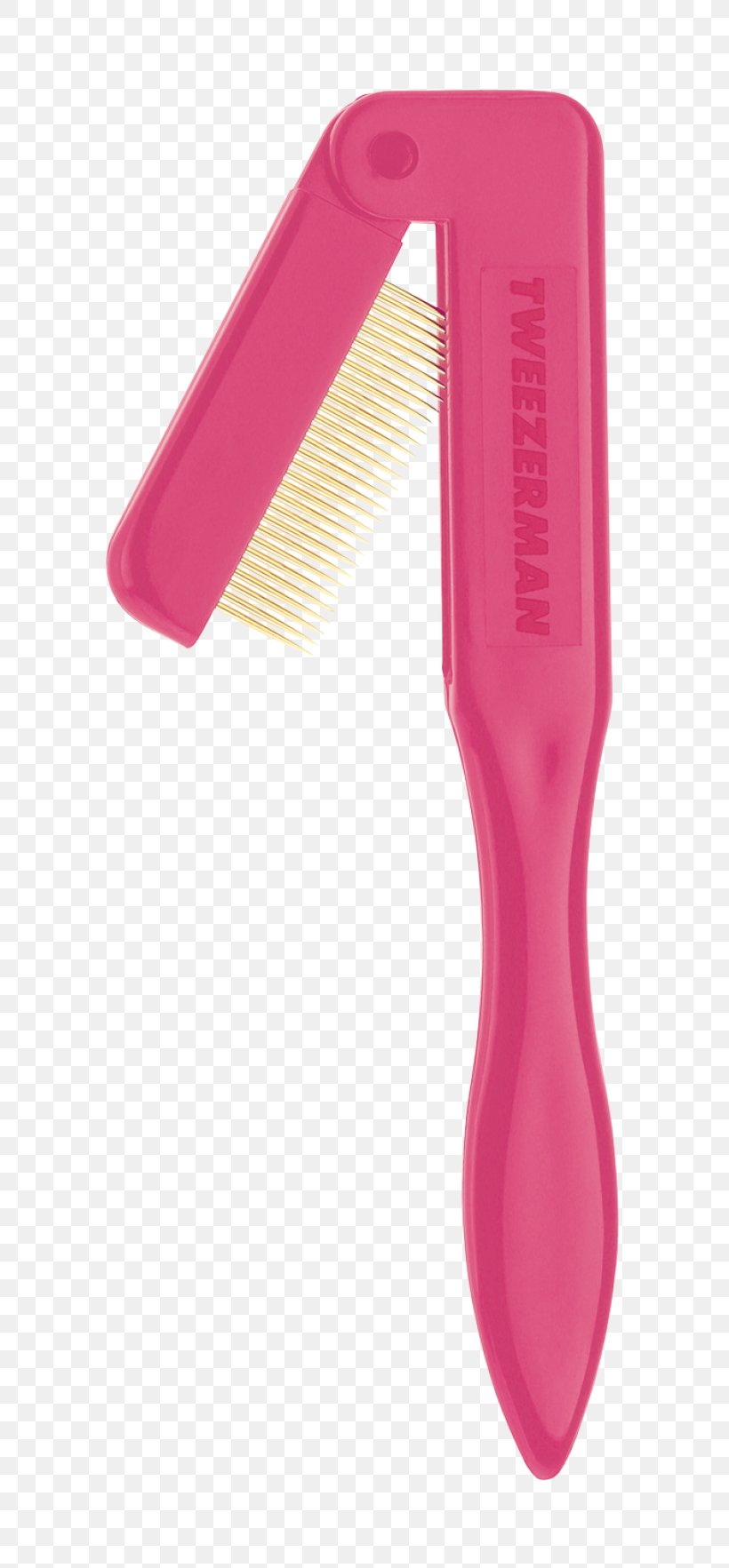 Tweezerman Folding Ilashcomb Tweezerman Folding Eyelash Comb Lashes By Tweezerman Folding Eye Lash Comb, PNG, 800x1765px, Comb, Brush, Cosmetics, Eye, Eye Shadow Download Free