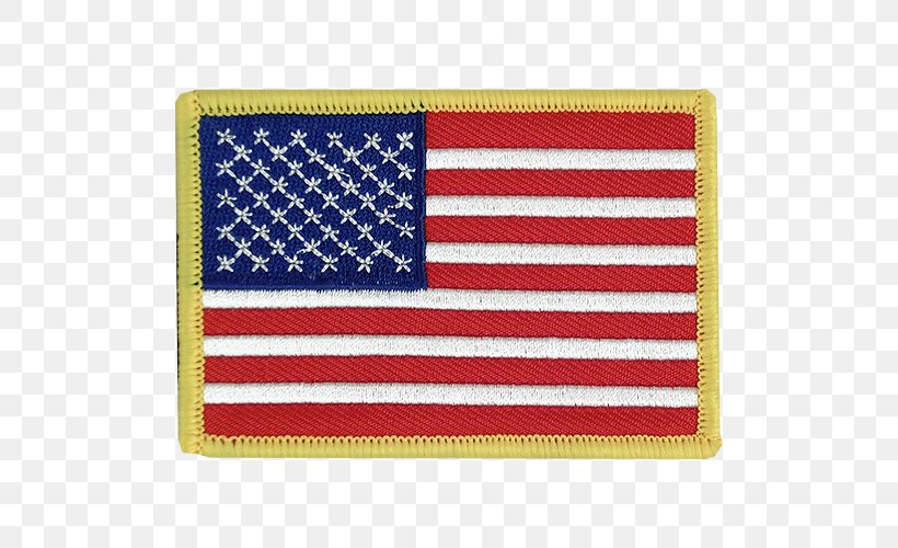 Flag Of The United States Flag Patch Embroidered Patch, PNG, 750x500px, United States, Badge, Embroidered Patch, Embroidery, Flag Download Free